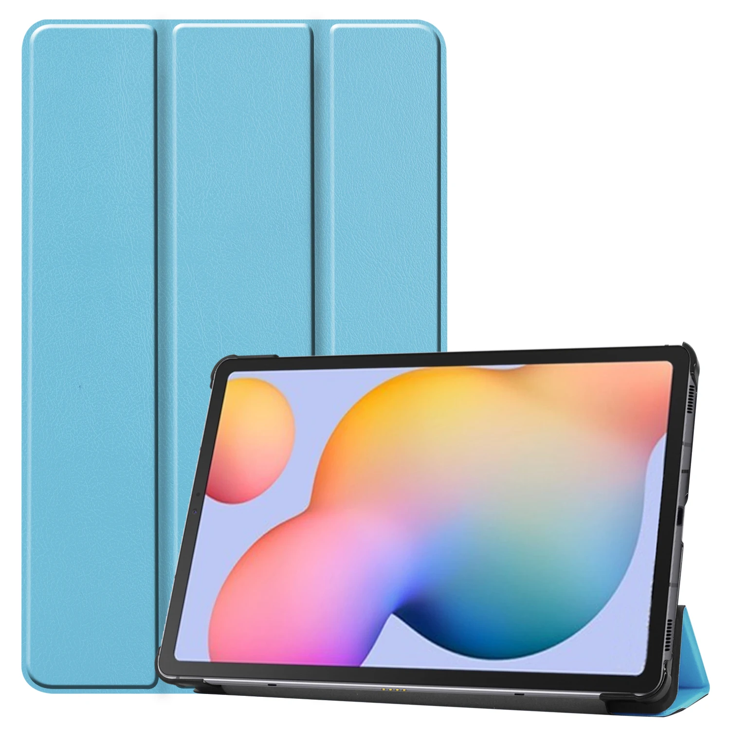 3-складной чехол с подставкой Чехол для Samsung Tab S6 Lite SM-P610 P615 выпуска Smart