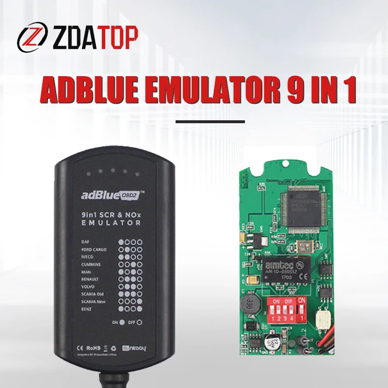 Эмулятор Adblue ADBLUE 9 в 1 для грузовика с датчиком Nox адаптер программирования