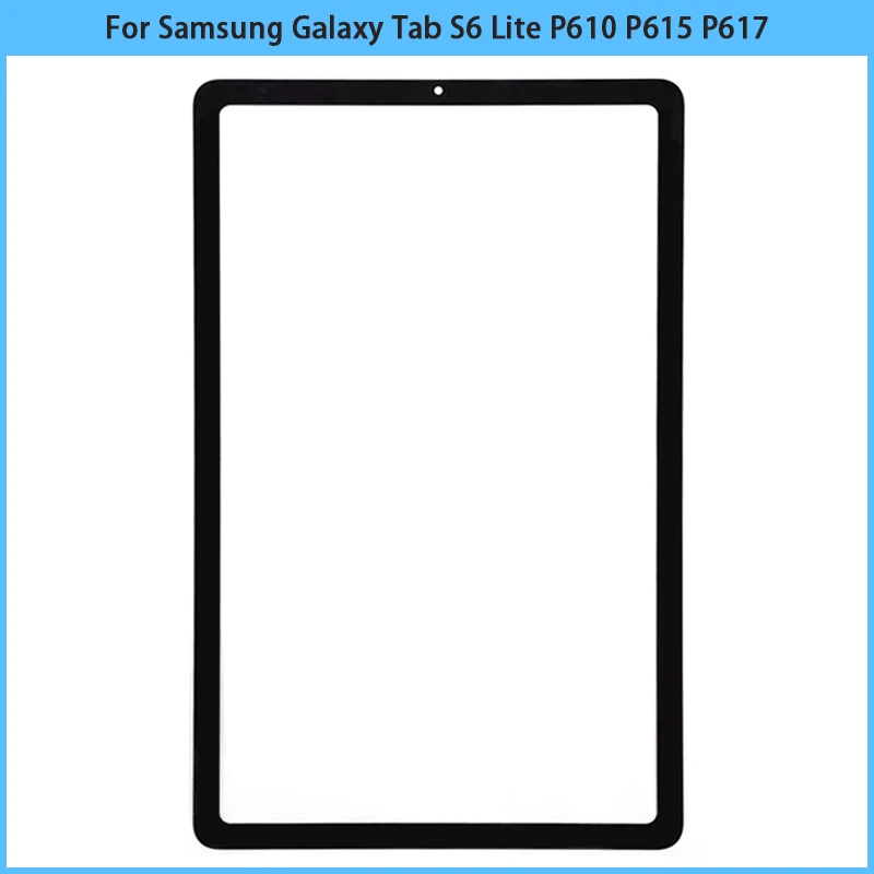 

For Samsung Galaxy Tab S6 Lite 10.4 P610 P615 P615N P617 Touch Screen LCD Front Outer Glass Panel Touchscreen Glass Replace