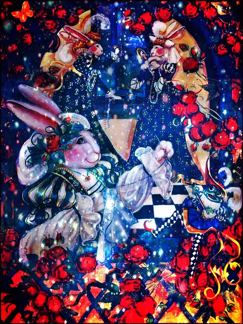 

Набор для алмазной вышивки «кролик» 5D