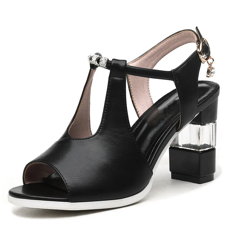 Летние элегантные мягкие ботильоны из натуральной коровьей кожи Женские