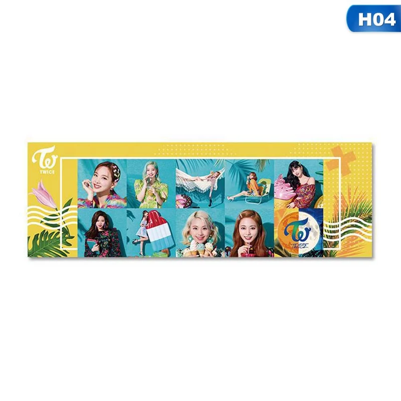 1 шт. Kpop дважды ITZY BLACKPINK TXT Got7 концертная поддержка ручной баннер ткань повесить плакат для поклонников коллекция подарок