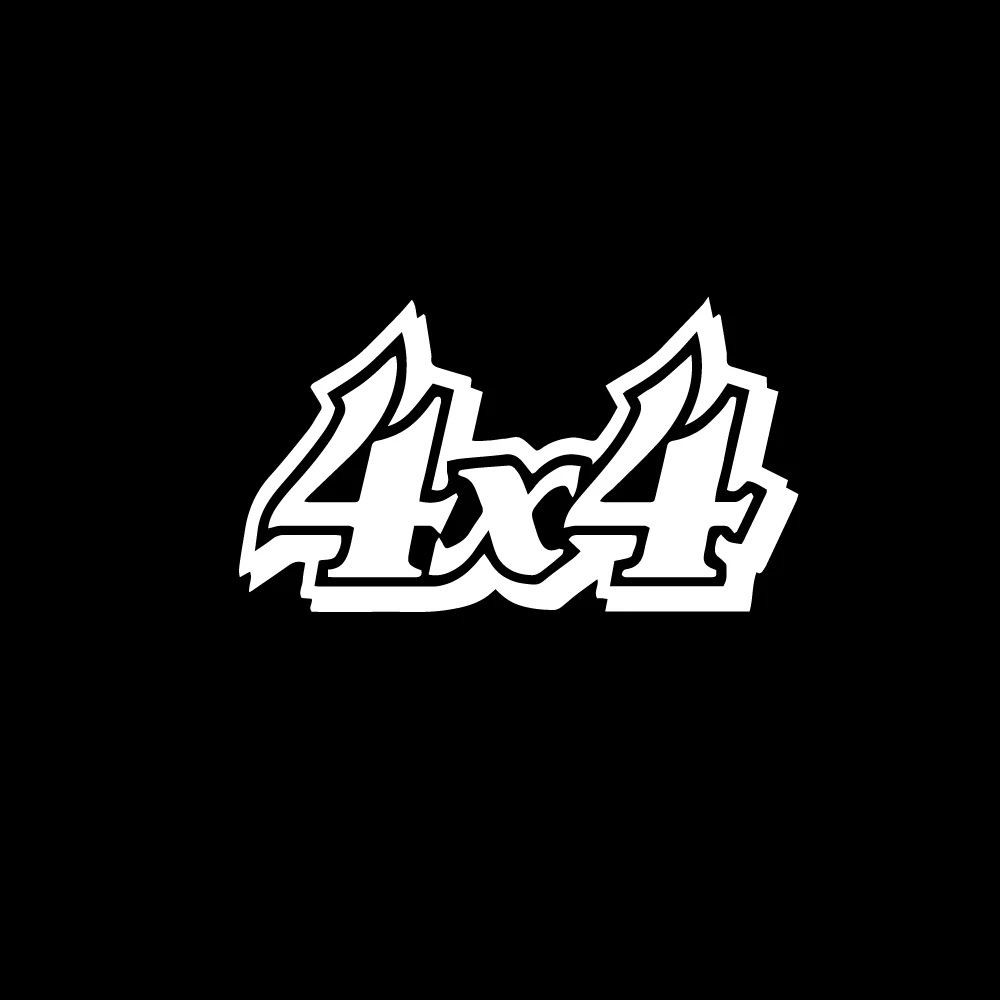 

SZWL Creative Number 4X4 Car Stickers Auto Decoration Waterproof Decals for Car Body Window BMW KIA VW NISSON PVC,12cm*6cm