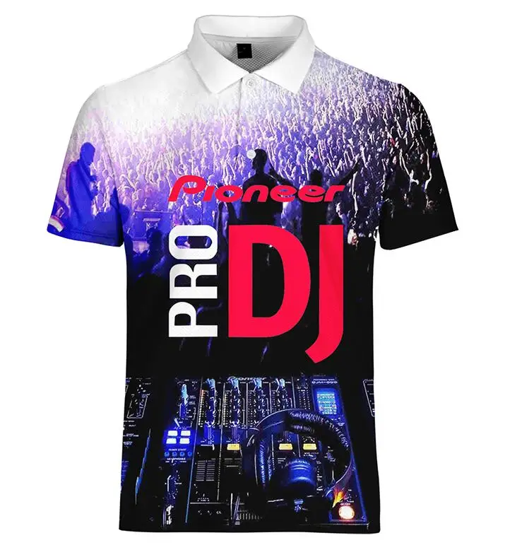 RED-1 Новейшие модные 3d футболки Pioneer Pro Dj с круглым вырезом и коротким рукавом для мужчин и женщин, хип-хоп 3D футболки, футболки, свитшоты, топы - Цвет: RED-1