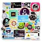 Программирующее программное обеспечение 5072108 шт., наклейка для ноутбука, чемодан для скейтборда, наклейка s, водонепроницаемая наклейка s