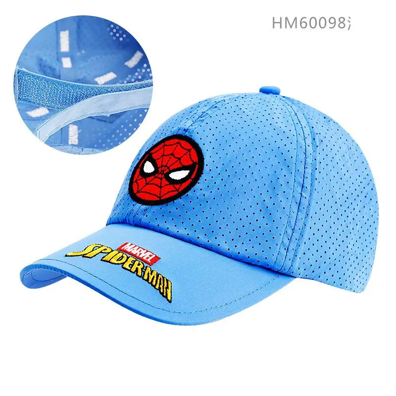 

Original Disney Marvel Children's Baseball Cap Mesh Breathable Cap Boys Summer Sun Hat Spider-man Leisure Hat HM60098