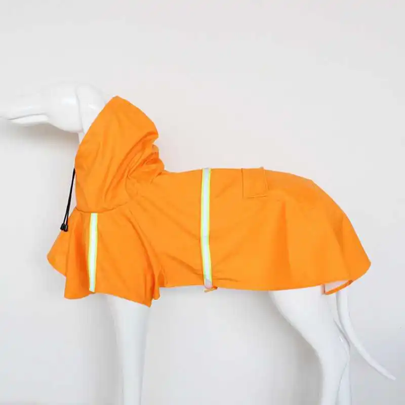 BM0094O S-5XL Pet дождевик для маленьких собак водонепроницаемая одежда для больших собак уличное пальто дождевик светоотражающий щенок большой Попона для собаки - Цвет: BM0094O