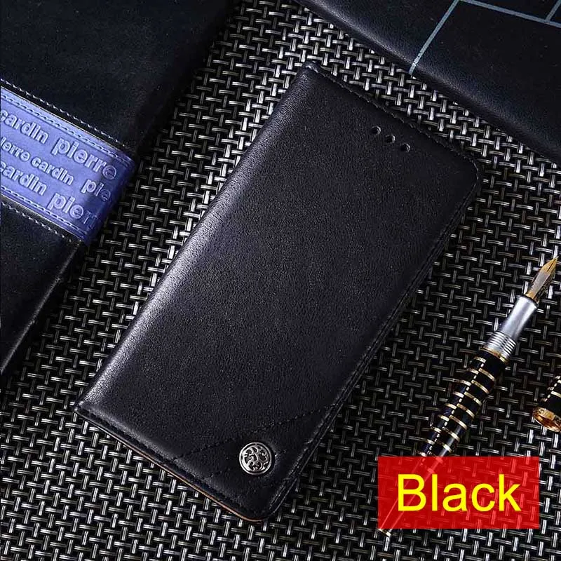 Black Флип-чехол для huawei Honor 5, 6, 7, 8, 8, x, 9, 10, 20, P20, P30, mate, 20, mate, 30 Lite Pro, для Nova 5, кожаный бумажник, подставка, чехол для телефона - Цвет: Black