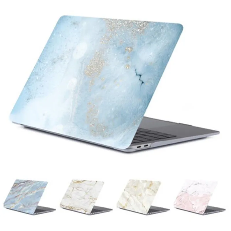 Мраморный прозрачный чехол для ноутбука Macbook Pro 13 A1502 A1278 A1708 матовый Блестящий