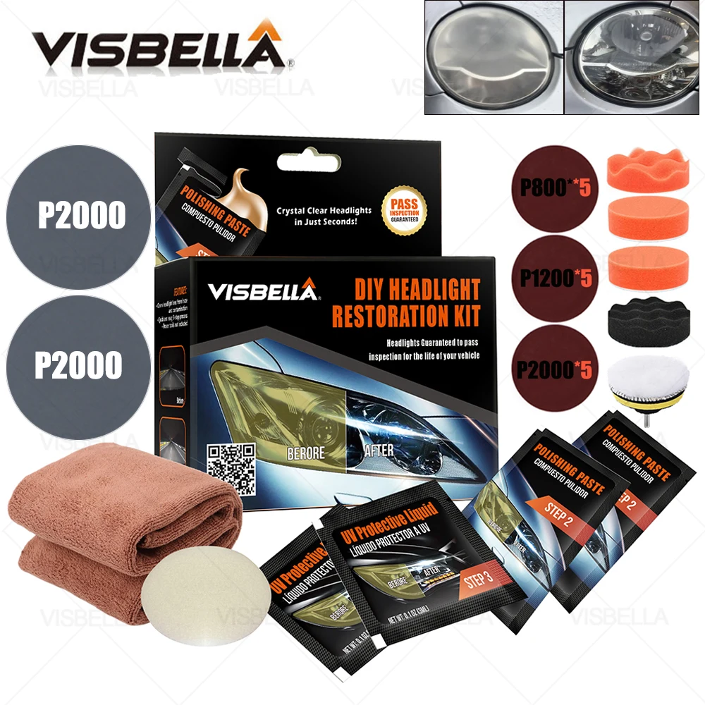 

Набор для ремонта светильник, паста для полировки и удаления царапин