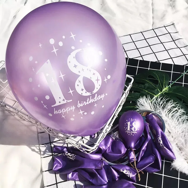5 шт. латексные воздушные шары с надписью Happy Birthday | Дом и сад
