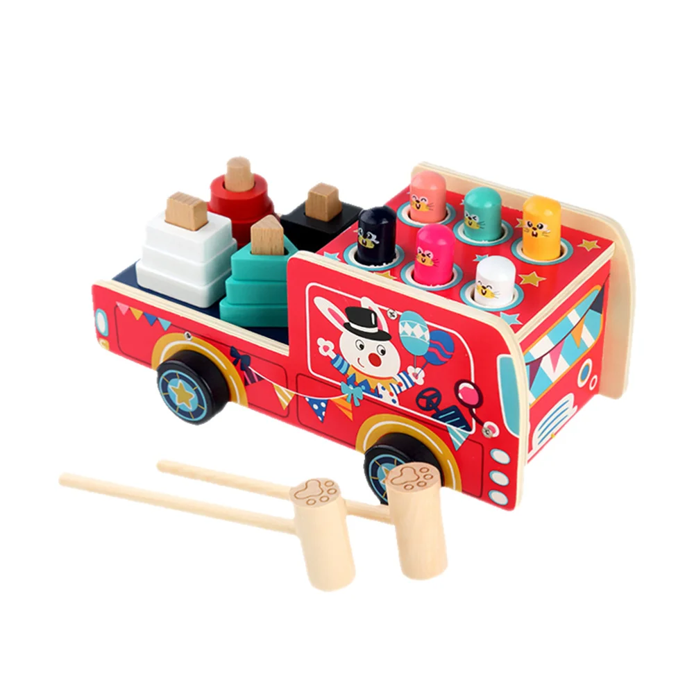 1 Набор обучающих игрушек Whack a родинок игрушечная деревянная игрушка машинка для