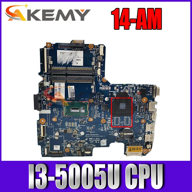 

858034-601 858034-001 858034-501 6050A2823101-MB-A01 для ноутбука HP 14-am материнская плата с процессором I3-5005U DDR3 100% полностью протестирована