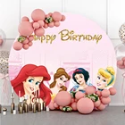 Студийный фон для вечерние съемки с изображением Принцессы Диснея Белоснежки круглой формы на заказ свадебное украшение детский день рождения