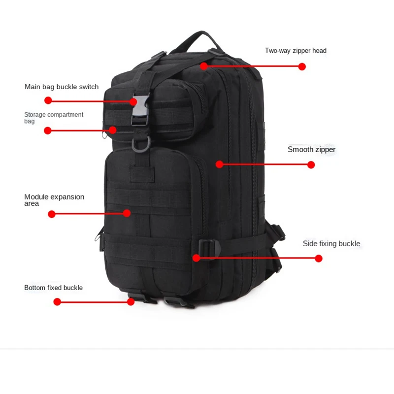 military style camping backpack god of war hunting bags women black travel suitcase womens camera female sports mens tactical free global shipping