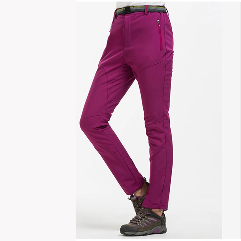 Брюки женские из мягкой раковины для активного отдыха водонепроницаемые