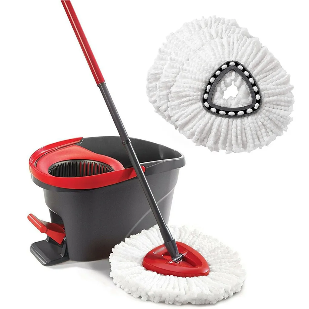3pcs Replacement Microfibre Spin Mop Clean Refill Head for Vileda O-Cedar EasyWring Household Cleaning Tools Accessories | Дом и сад