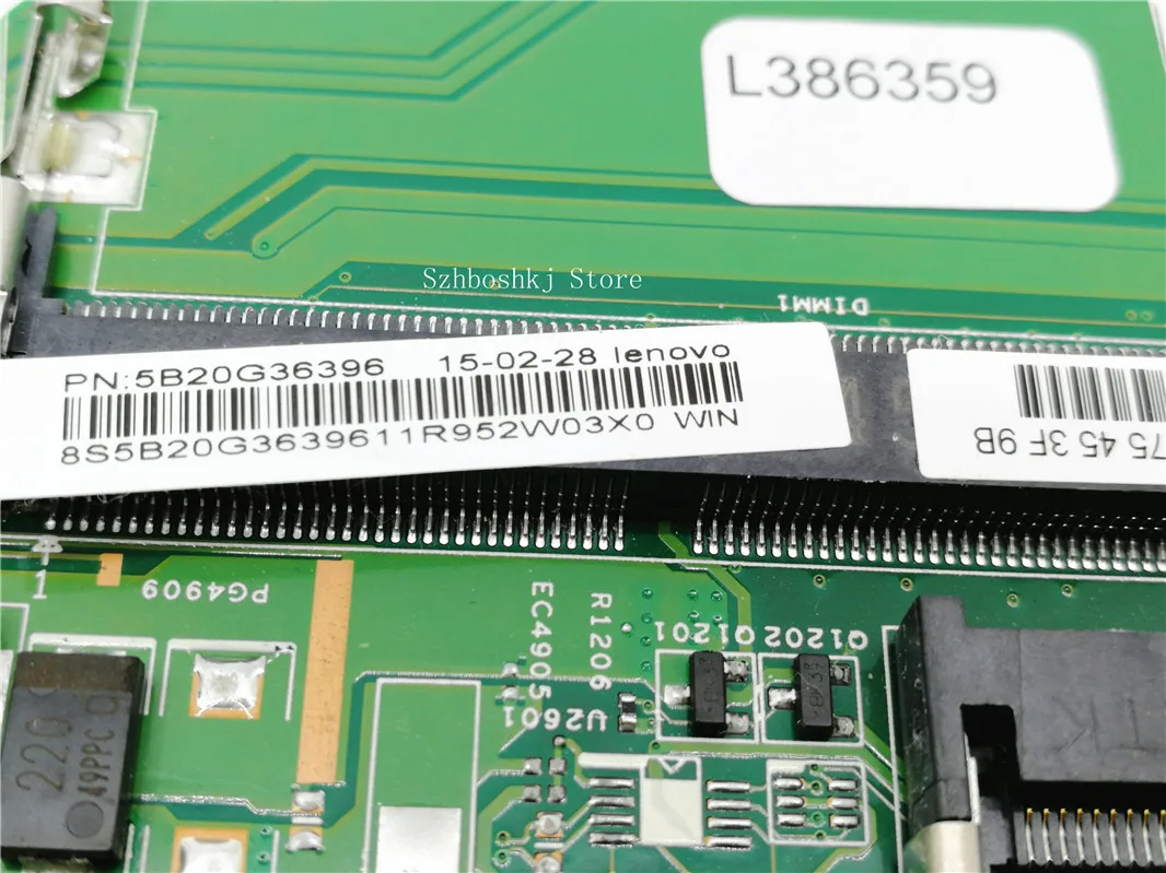 LF14M MB 13281-1 448,00X01,0011 для FLEX 2-14 Материнская плата ноутбука W/i7-4510U вентилятор Радиатор W8S DIS N15S 4 Гб DDR3L PN: 5B20G36396