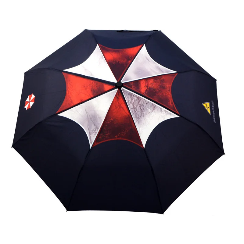 

Biohazard Resident Umbrella Corporation Parapluie Rain Men 3 Folding Manual Paraguas Hombre Novelty Items