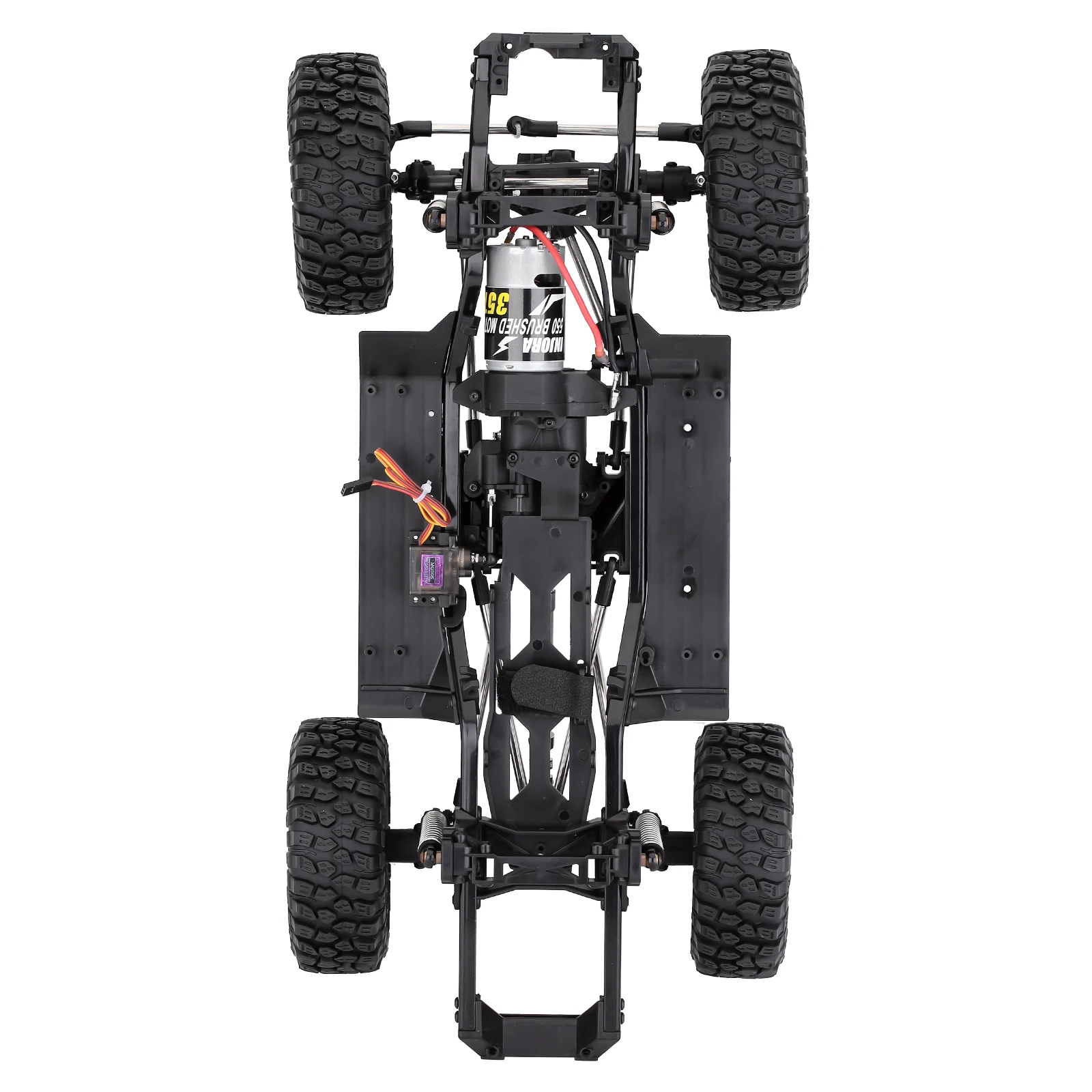 INJORA 2-скоростная трансмиссионная рама TRX4 с мотором для 1/10 RC гусеничного