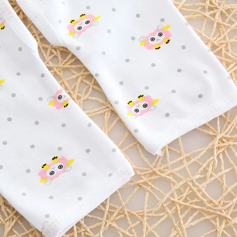 

0-3M Newborn Baby Unisex Clothes Underwear Animal Print Shirt and Pants 2PCS Boys Girls Cotton Soft Clothes Set