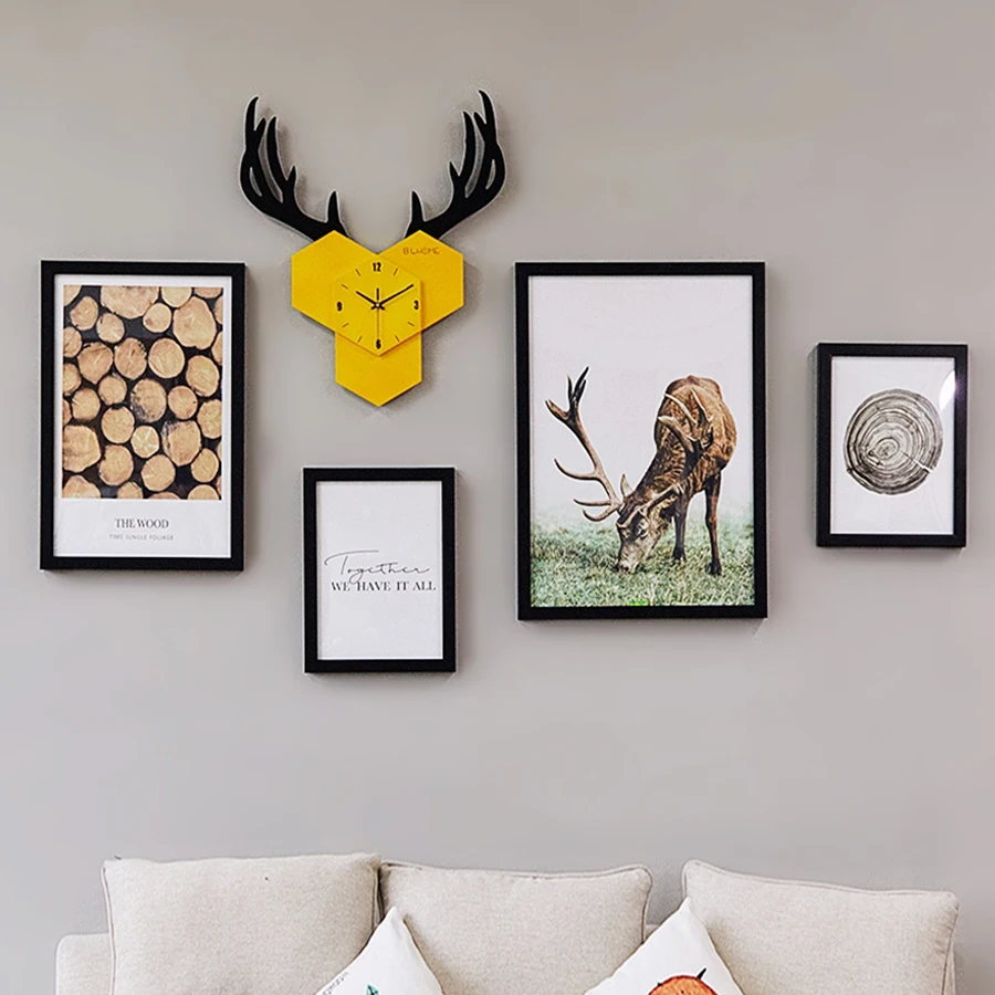 Художественные креативные настенные часы современный дизайн скандинавские