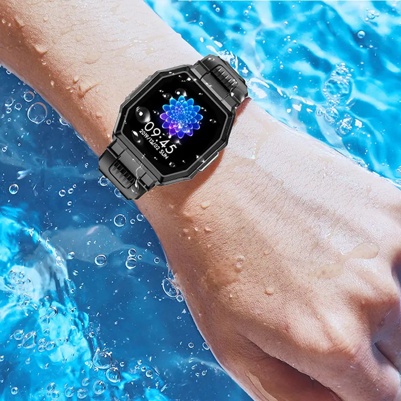 

Smart Watch Men Bluetooth Call Music IP67 Waterproof Smartwatch Women Heart Rate Monitor Outdoor Sports Full Touch Clock