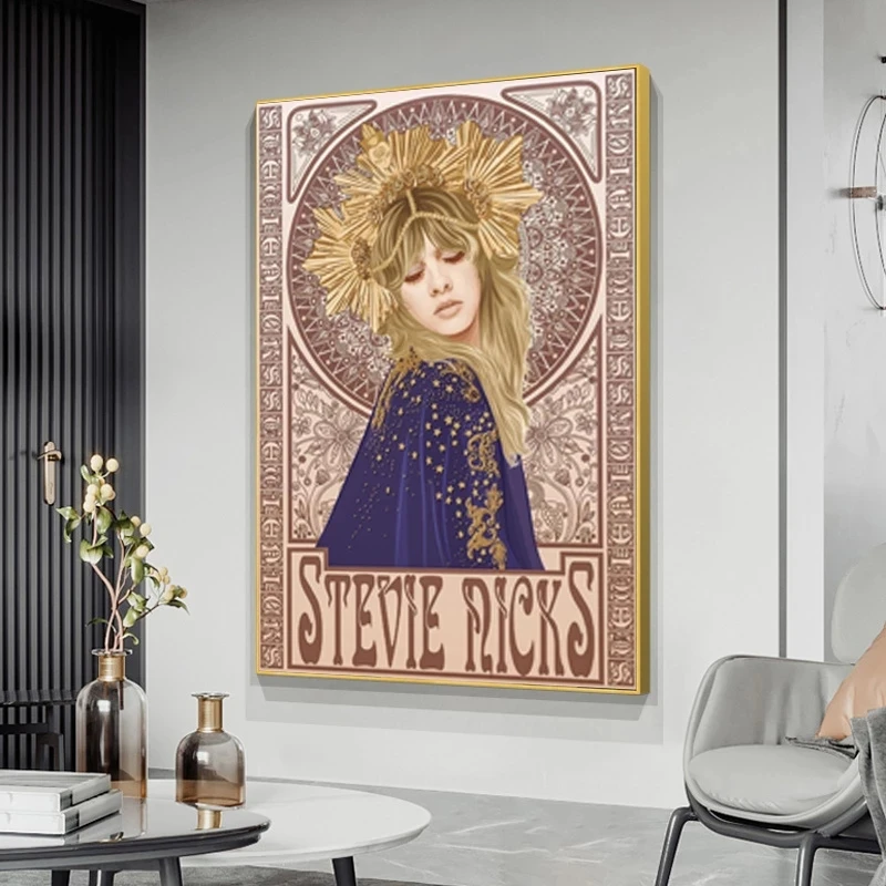Художественный новый холщовый постер Stevie Nicks при муче украшение для дома