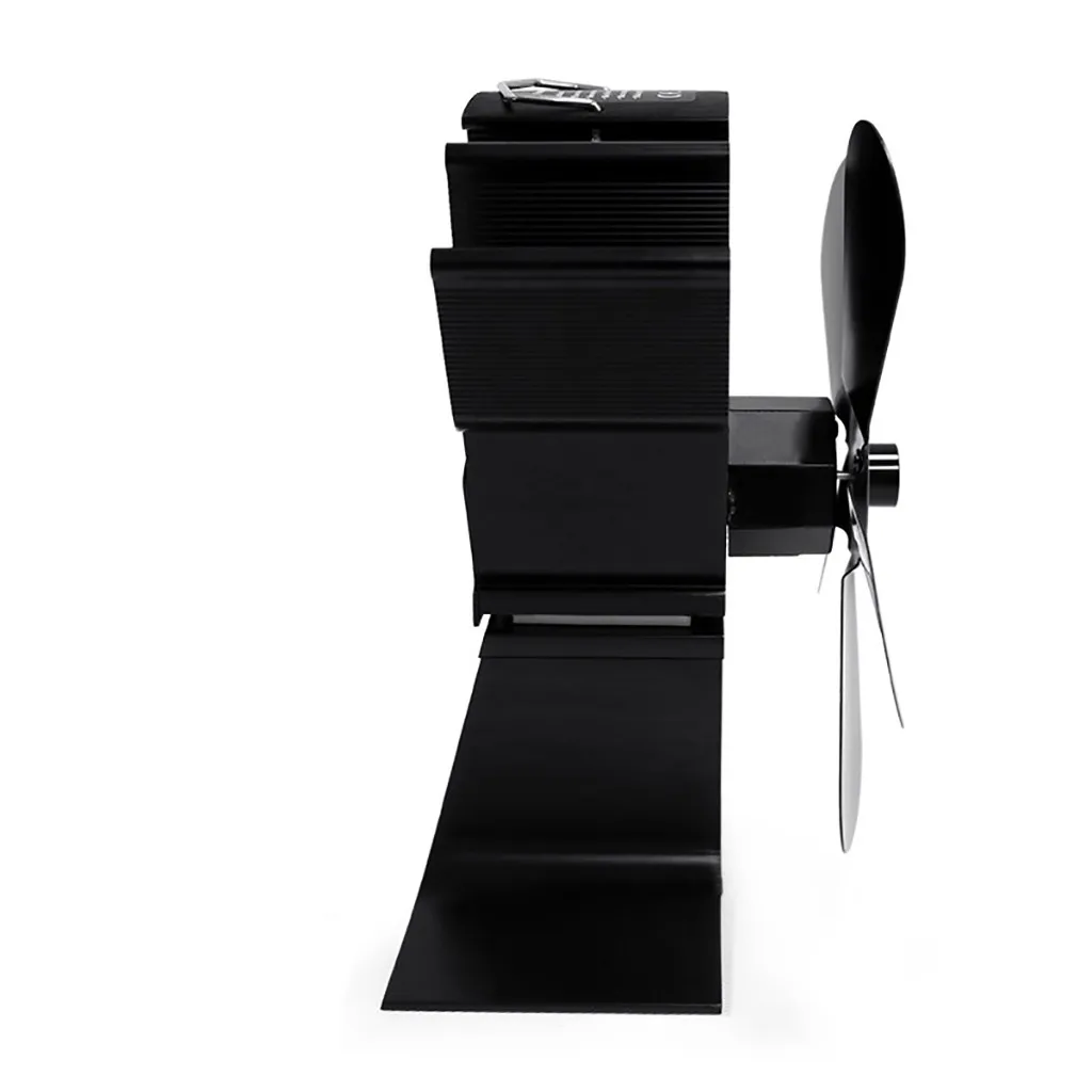 Вентилятор для камина с термометром вентилятор дровяной печи 5 лезвий