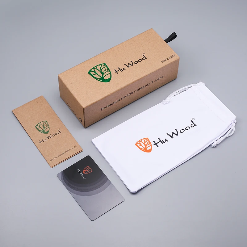 HU WOOD мужские зеркальные линзы деревянные солнцезащитные очки разноцветные