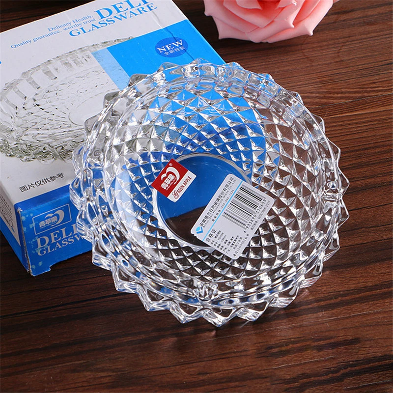 Круглая птичья гнездо стеклянная пепельница Офисная подарок для бойфренда