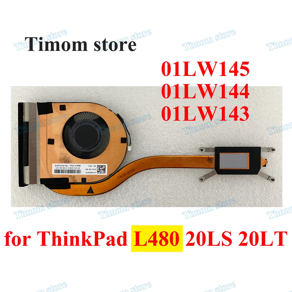 

01LW145 01LW144 01LW143 Solo UMA THM DELTA 100%New Original Heatsink Assembly Radiator for Lenovo ThinkPad L480 20LS 20LT Laptop