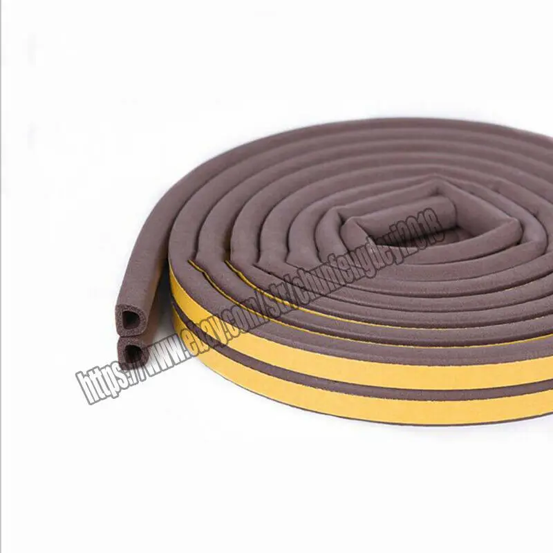 5 м D коричневая Автомобильная дверная оконная обшивка края формовочная