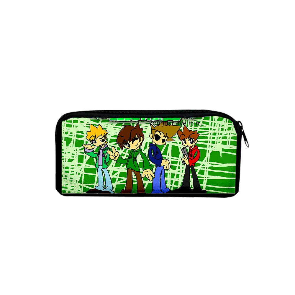 

New eddsworld 3D Merch Oxford Cloth Pencil Case Office Student Pencilcase Cute Canvas Pencil Bag School Supplies Pen Box Kawaii