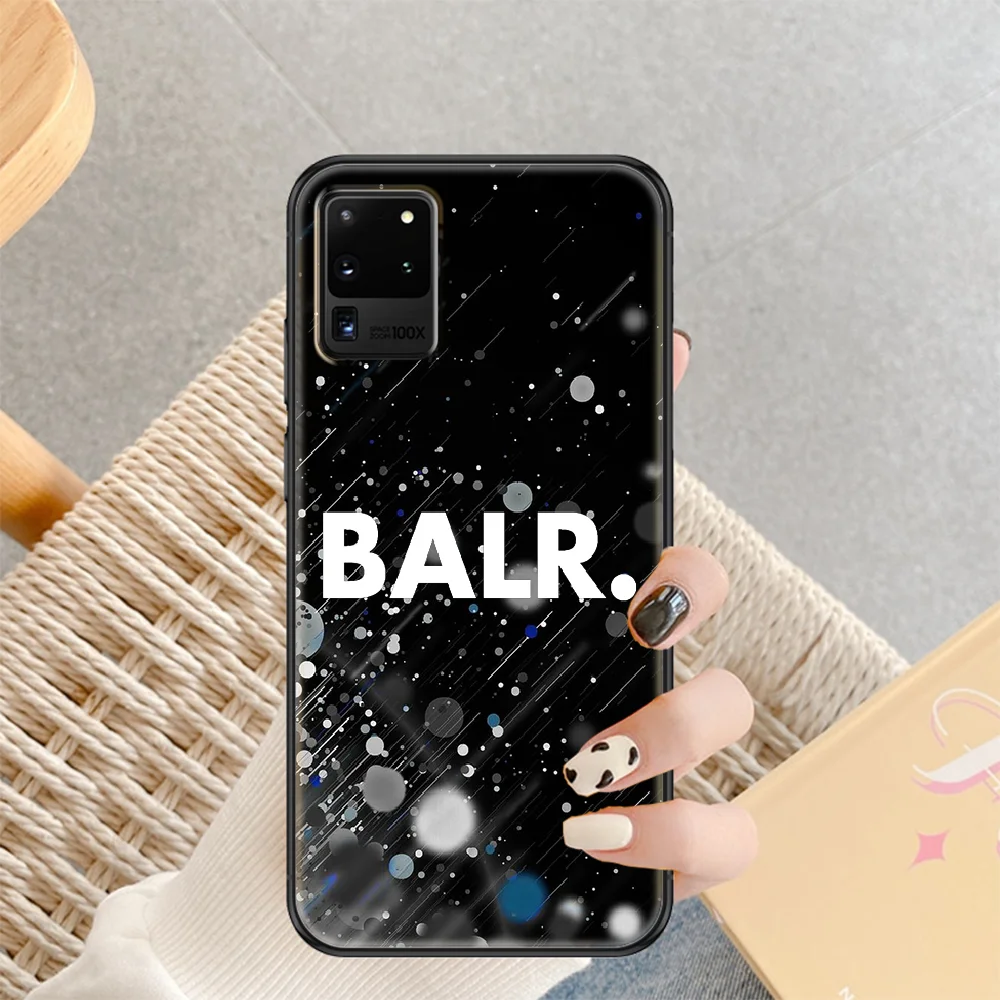 

fashion balrs brand Phone case For Samsung Galaxy Note 4 8 9 10 20 S8 S9 S10 S10E S20 Plus UITRA Ultra black luxury coque pretty