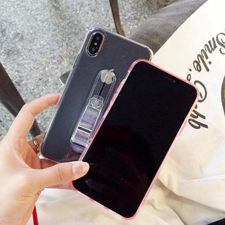 Чехол KISSCASE с прозрачным кольцом-держателем для iPhone XR чехол 8 6 7 6Plus 11PRO max 11X7 6S 5 SE 11