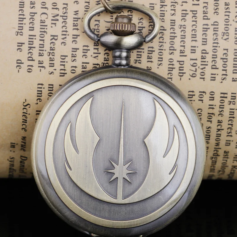 

Antique Trend Interstellar Unique Design Quartz Pocket Watch Necklace Chain Exquisite Clock Pendant cadau homme