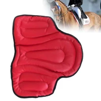 breathable seat cushion shock absorption non slip horse riding saddle pad outdoor equestrian pu wear resistant jumping dressage