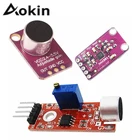 Новый микрофонный усилитель Electret, стабильный модуль MAX9814, плата модуля управления автоматическим усилением MAX4466