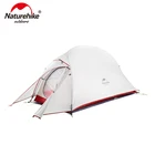 Туристическая палатка Naturehike Cloud Up 1, Ультралегкая, 20D210 T, тканевая, для одного человека, четыре сезона, для отдыха на открытом воздухе