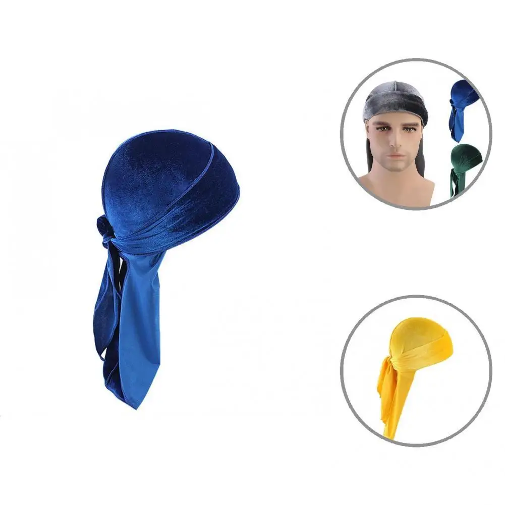 

Шапка с длинным хвостом для мужчин и женщин, стильная бархатная шапка с волнистым узором, не выцветает, несколько цветов, на осень