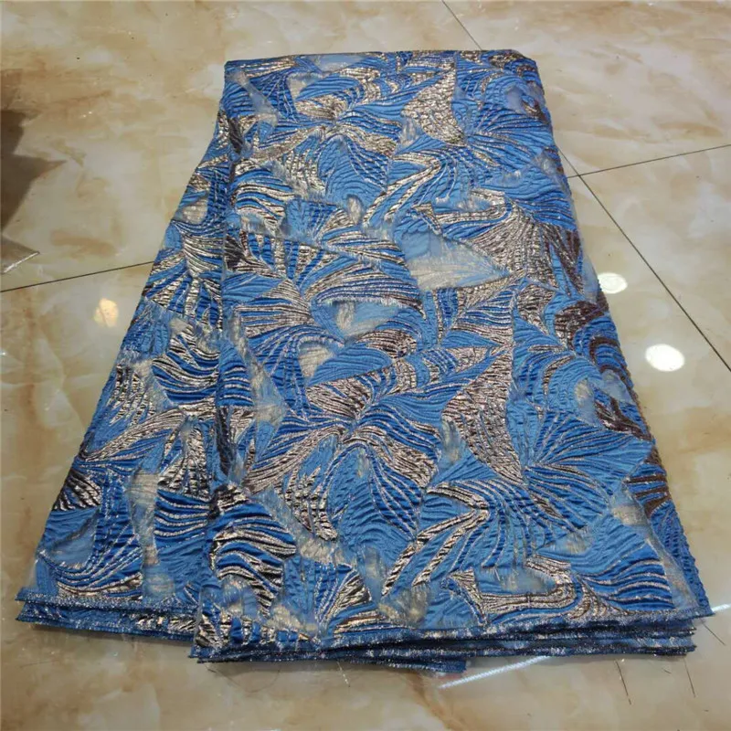 Модная жаккардовая кружевная ткань нигерийское кружевное Сетчатое кружево