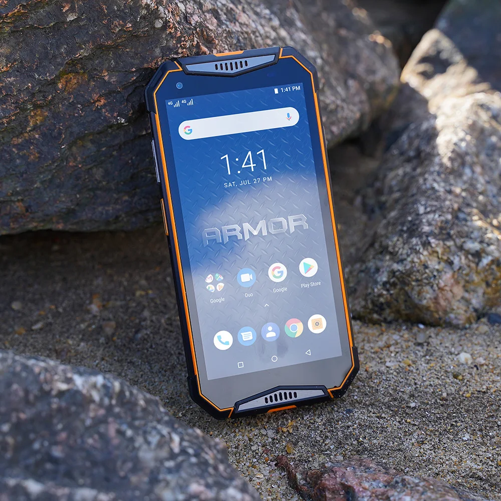 Ulefone Armor 3W 5,7 ''мобильный телефон Android 9,0 6 ГБ 64 Гб разблокировка отпечатков пальцев NFC OTG 21 МП Helio P70 Восьмиядерный двухsim-смартфон