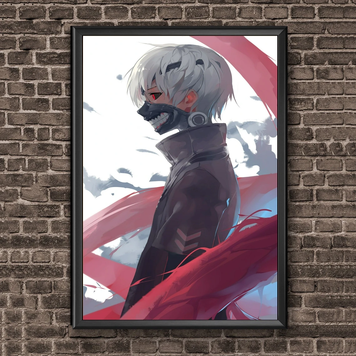 

Постер из аниме «Токийский Гуль», мультипликационный постер из японского аниме, ТВ-сериала, канва, художественное украшение для дома, без ра...