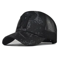 n embroidery baseball casquatte caps hip hop bone men breathable mesh visor hats women streetwear trucker cap wholesale