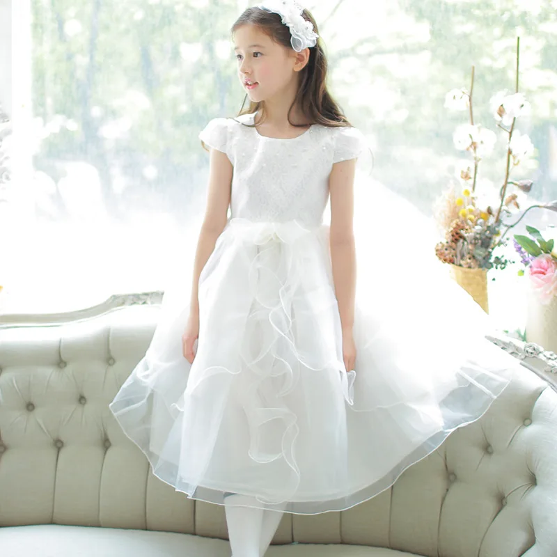 

Летнее платье для девочек свадебное платье для малышей и детей постарше Baptisan наряд для подростков на день рождения вечерние Праздничная де...