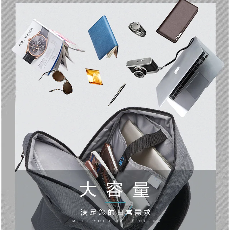 

Waterproof Laptop backpack student youth bag lightweight multi-functional notebook backpack suitable for men and women black