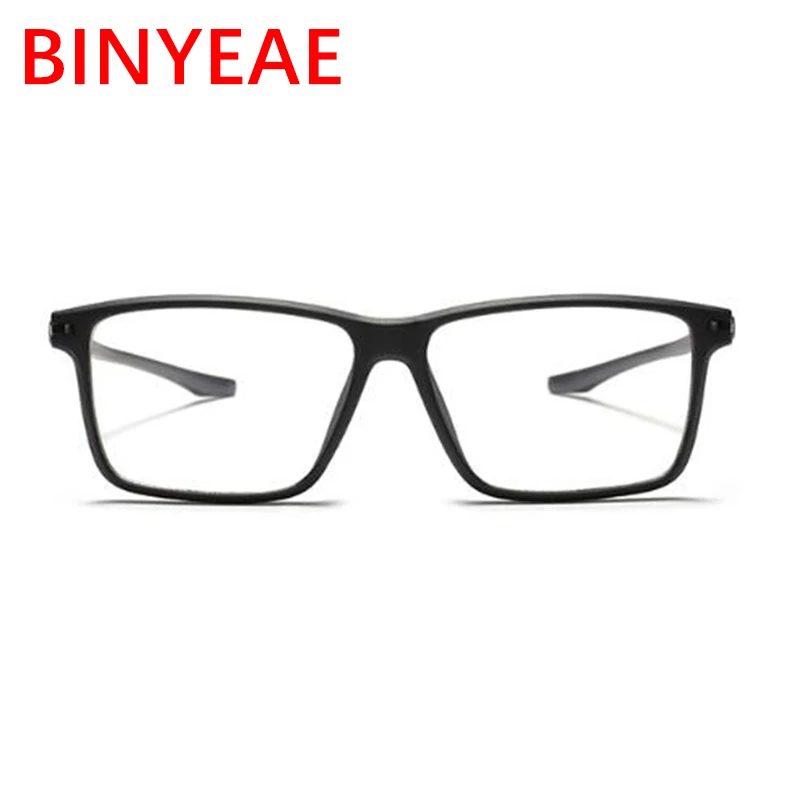 High Quality Matte Frame Men's Business Reading Glasses TR90 Thin Optics Computer Diopter Glasses Retro Square Eyeglasses Unisex