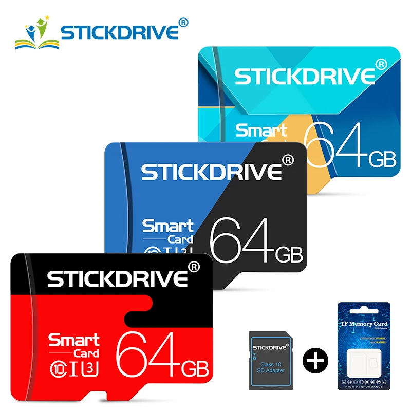 

EVO Plus Mini SD 64GB Memory Card 64GB Mini SD Card 64GB TF Cards 64GB Flash Memory Microsd for Phone Table PC