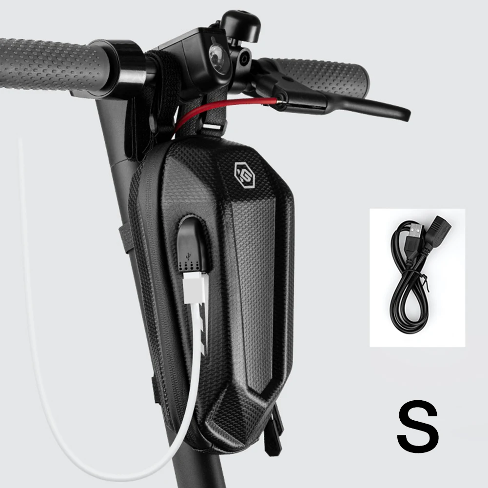 

Electric Scooter Head Handle Bag EVA Hard Shell Waterproof Bag for Xiaomi M365 Handlebar Hanging Universal Storage Front Bags